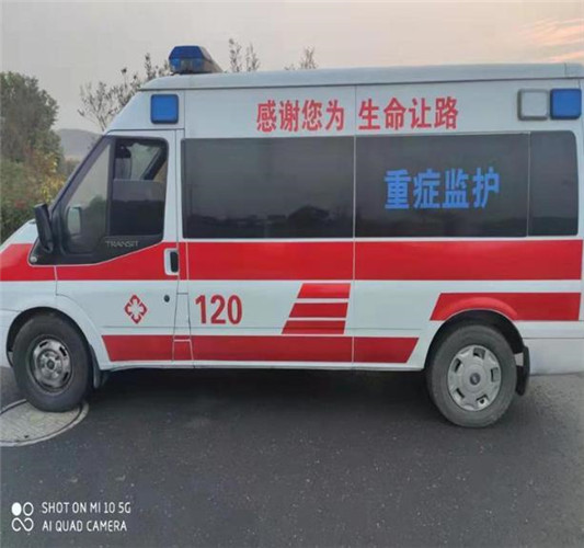 磁县救护车出租服务案例3