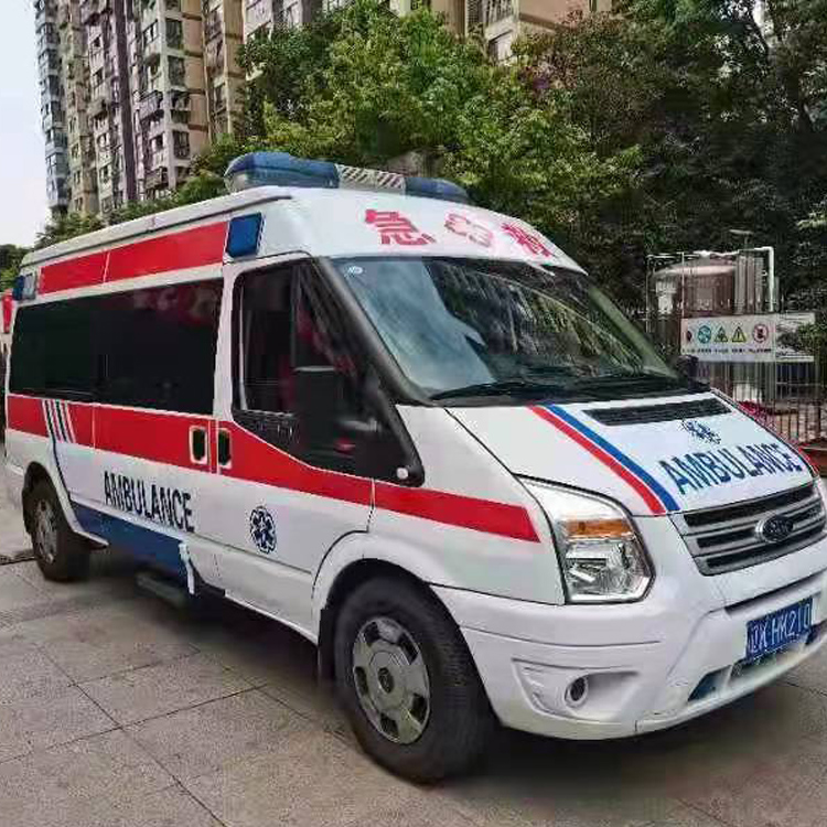 磁县长途救护车护送病人返乡